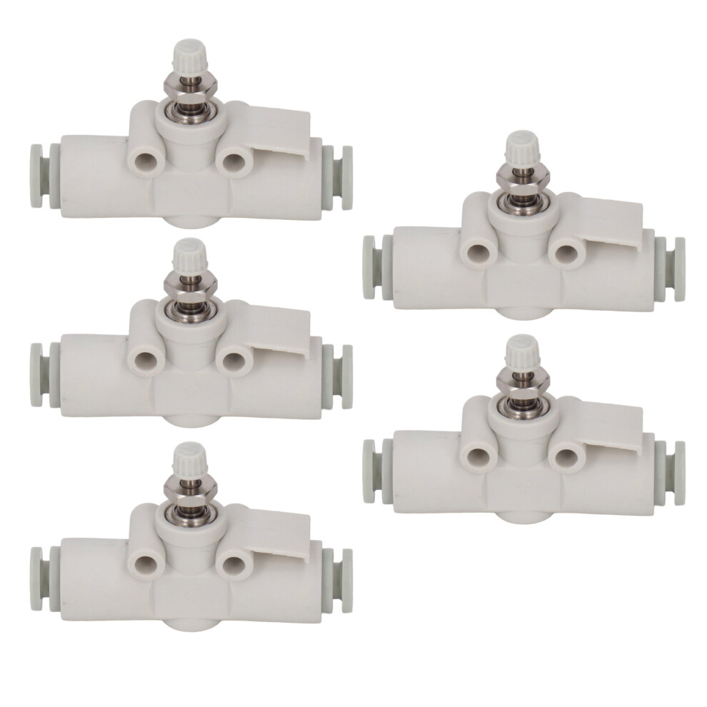 5 STÜCKE Drosselventil Gerade Durch PVC