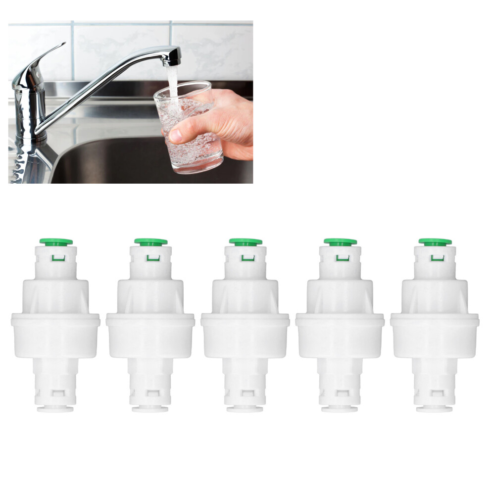 10Pcs Dn8 Water Purifier Pressure Regulator Valve Pp Fitting 0.2-0.3Mpa 9391370600855