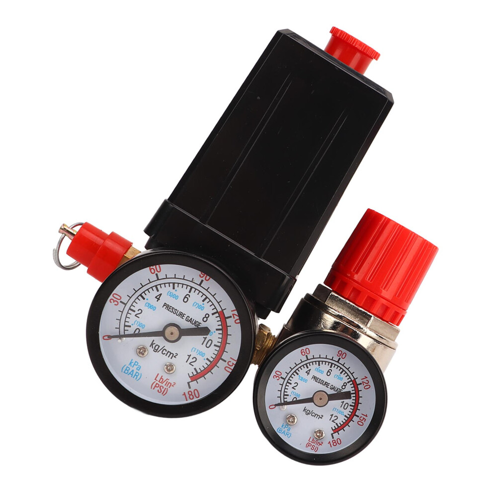 Air Compressor Pressure Switch 0-180Psi Brass Steel Replacement Parts 4691369332268