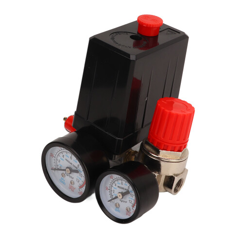 Automatic Control Air Compressor Pressure Switch Space Saving Design With 4 Way Auto Control And High Quality Material For Professional Use 1
