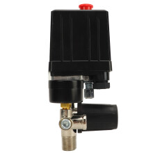 Interruttore di pressione per compressore d'aria 3in1 0-12BAR con manometro, lega di zinco