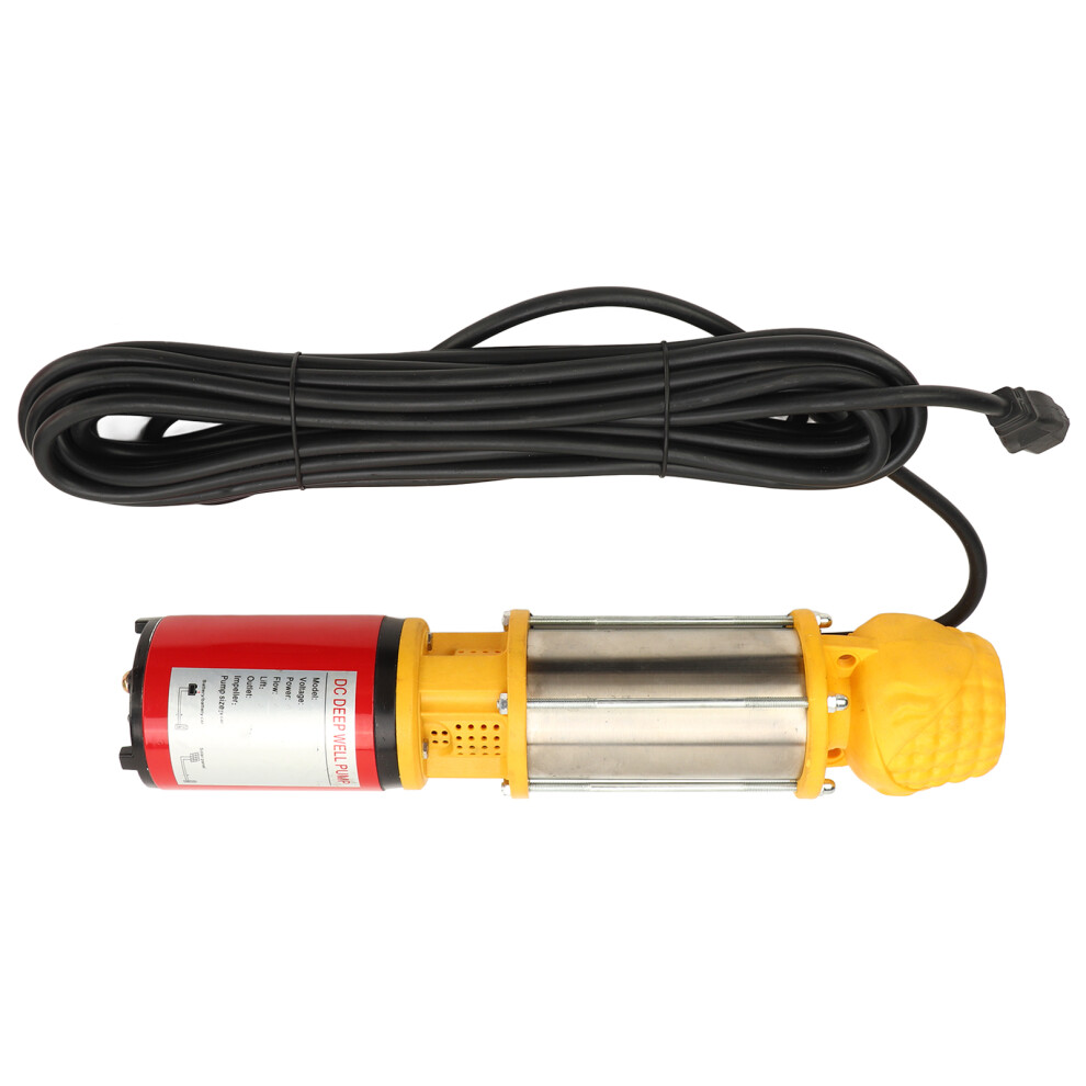 DC-Tiefbrunnenpumpe, 400 W, 18 m Hub, 6 m³/h,