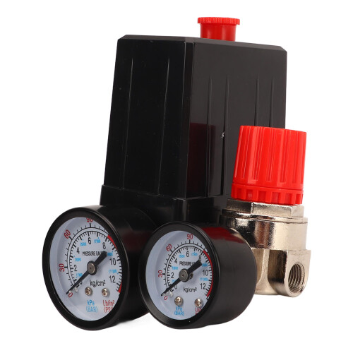 Air Pressure Regulator Valve Piston Structure High Accuracy Quick Release Overflow Port For Air Compressor System Replacement Parts Accessories 1