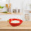 2Ud Cerámica Roja Fresa Para Postres Y Decorar 5