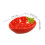 2Ud Cerámica Roja Fresa Para Postres Y Decorar 2