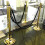 Twisted Queue Rope For Crowd Control, Black 7 Ft (215 Cm), Stanchion Rope With Silver Hook For Carpet Events 5