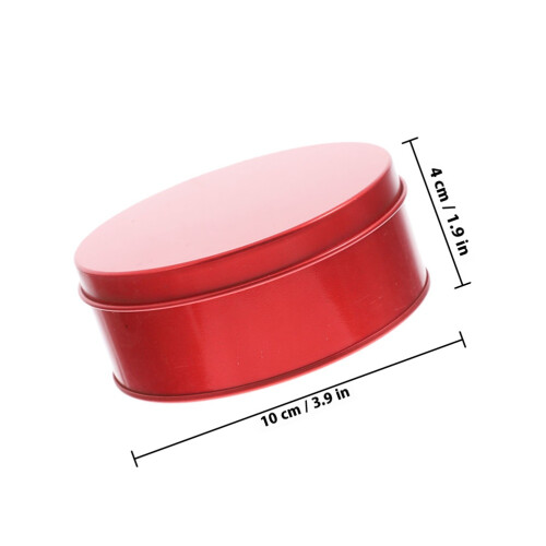 3Ud Bote De Lata Para Almacenamiento De Snacks Y 1