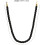 Twisted Queue Rope For Crowd Control, Black 7 Ft (215 Cm), Stanchion Rope With Silver Hook For Carpet Events 3
