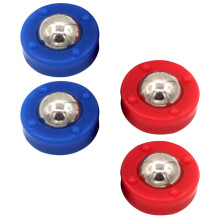 2 Sets Mini Shuffleboard Pucks Table Game Football Curling Accessories