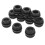 16Pcs Durable Black Rubber Foosball Table Rod Bumpers and Washers Set 1