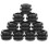 16Pcs Durable Black Rubber Foosball Table Rod Bumpers and Washers Set 10