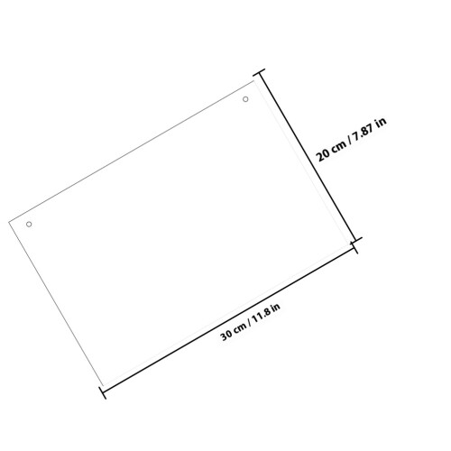 1Conjunto Quadro Transparente Acrílico Para Parede Multiuso 1