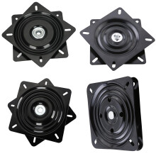 Turntable Bearing Square rotating tray Black 4 Pack 360 Degree Steel Ball Bearing Rotating Tray 350kg