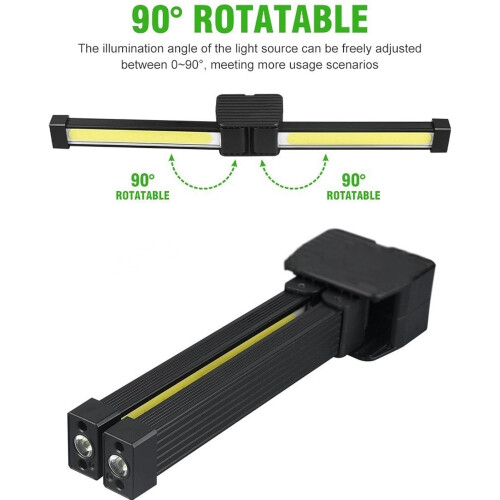 Posing Lamp USB Rechargeable Magnetic LED Work Light, 7Level Dimming, 4 Light Modes, Portable Gym Lighting 1