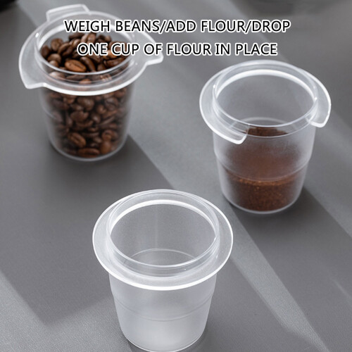 Coffee Machine Adapter Rings Coffee Dosing-51mm transparent pow 2