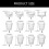 Dosing Funnel Espresso Tool Portafilter-53mm transparent pow 4