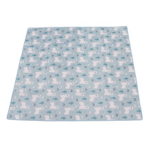 Extra Large Padded Baby Play Mat Blue Reversible Waterproof Foldable Crib Mat