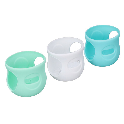 3 Stück Glas-Babyflaschen-Abdeckungen, 1
