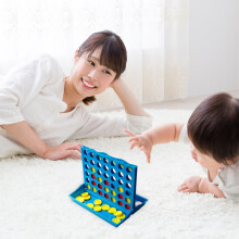Classic Four Chess Tabletop Game, Blue, 15.5x12.8x13cm