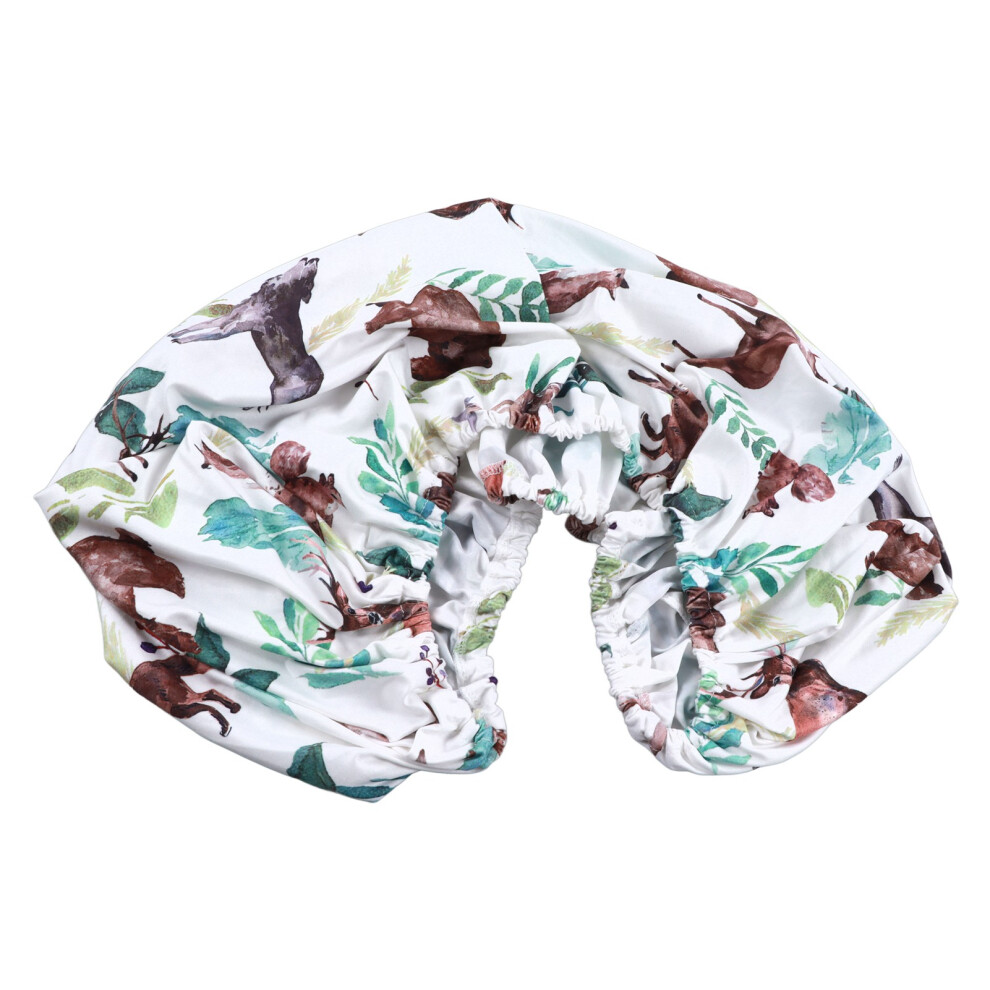 Soft Breathable Elastic Bassinet Sheet for Oval Baby Bed Mattress