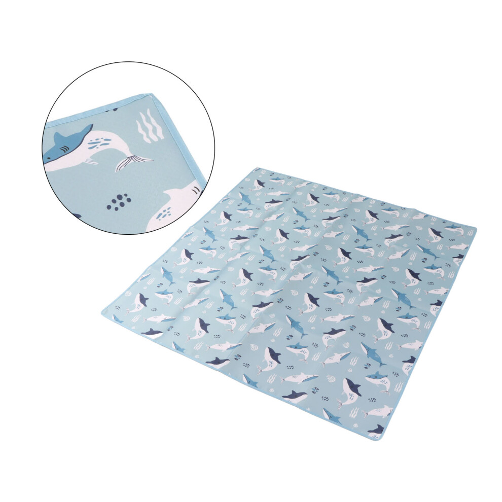 Waterproof Baby High Chair Mat 110x110cm Non-slip, Portable Play Pad