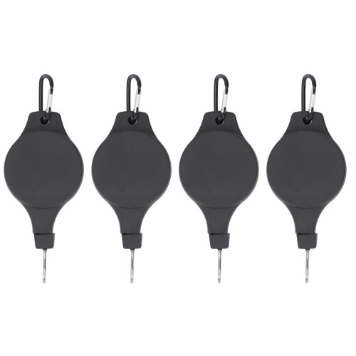 4pcs Retractable Plastic Hooks for Baby Stroller Toy Storage 12.8cm 2