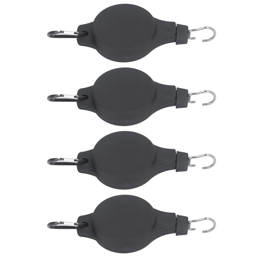 4pcs Retractable Plastic Hooks for Baby Stroller Toy Storage 12.8cm
