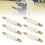 10 Stück Cinch-Clips, Kleidungsclips, 5