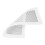 Set di coperture protettive in silicone bianco per prese d'aria per bambini – 2 pezzi 7