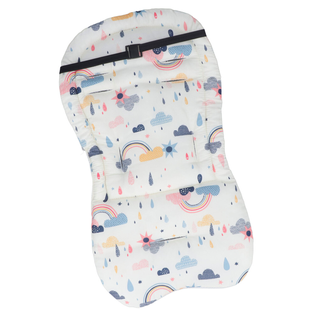 Baby Stroller Seat Pad Cushion 35x63cm Breathable Cotton Universal All Seasons