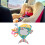 Fish Shape Baby Car Mirror Plush, Adjustable & Rotatable 1