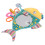 Fischform Baby Autospiegel Plüsch Einstellbare 5