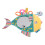 Fischform Baby Autospiegel Plüsch Einstellbare 6