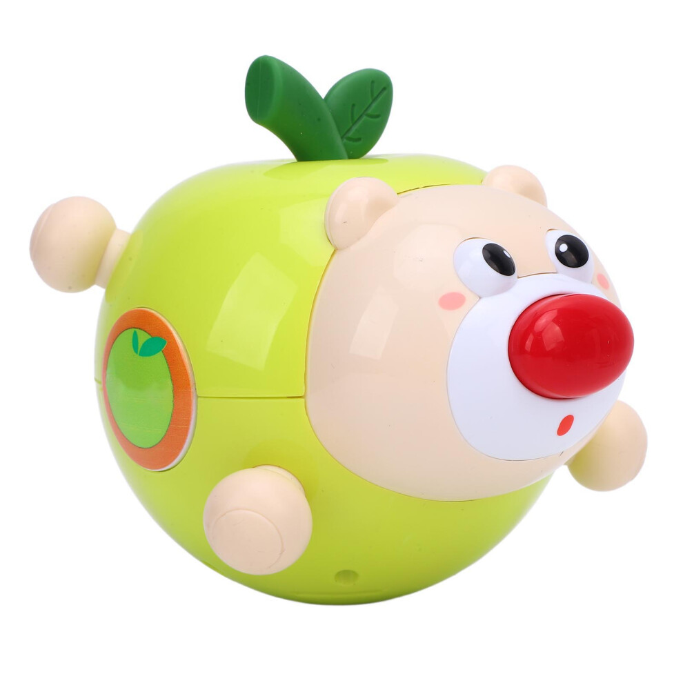 Children Wobble Toy Baby Puzzle with Sound Effects, Green, 11.5cm