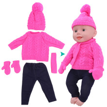 Puppenkleidung Pullover Hosen Hüte Schal