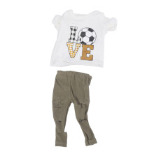 Sublimation Stuffed Bear Clothes, Easy Matching Doll Accessory for 18 Inch Newborn Baby Doll Outfit Set, Short Sleeve Shirt and Pants with Soft and