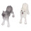 2 stücke Howling Wolf Action Figur Figuren 2