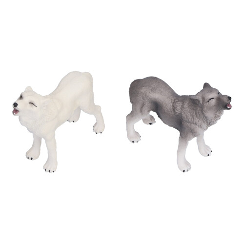2 stücke Howling Wolf Action Figur Figuren 2