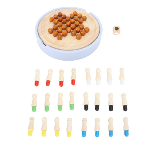 Wooden Memory Chess Educational Toy, 20x20cm, Sensory Learning 2