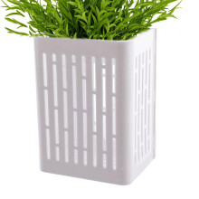 Plant Holder for Fish Tank, Hydroponic Pot With Wall Mount Clip, Natural Finish, For Pond, Compatible With Most Tanks
