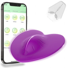 Remote Control Vibrators with App, Couple Vibrators with 10 Vibration Modes, GSpot for Couples, Portable for Couples, Purple