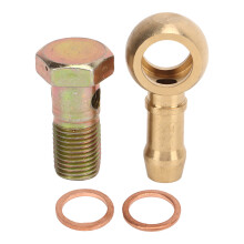 Raccordi per sistema motore4Motorcycle Ricambi per auto, Raccordi a bullone banjo per tubo flessibile Adattatore carburante turbo Kit bullone banjo