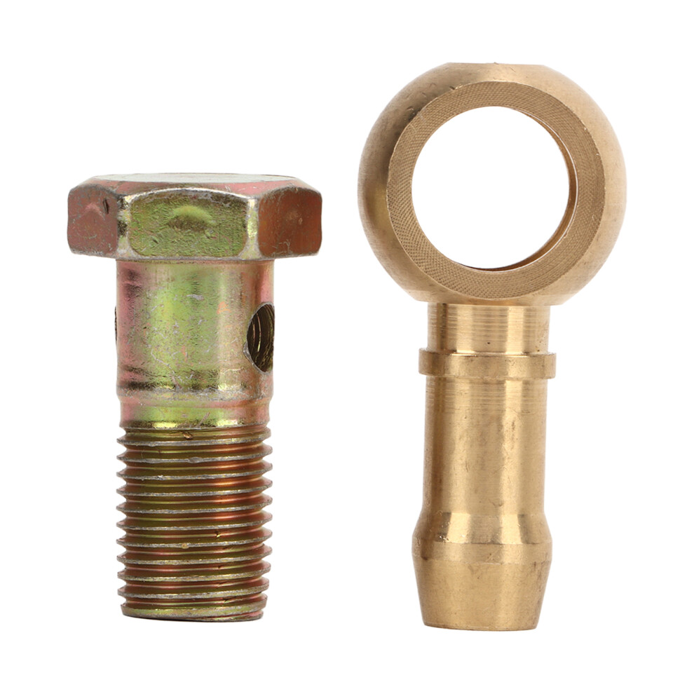 M12 X 1.5Mm Banjo Bolt Fitting Kit With 2 Aluminum Alloy Washer Fits Honda 3101370476611