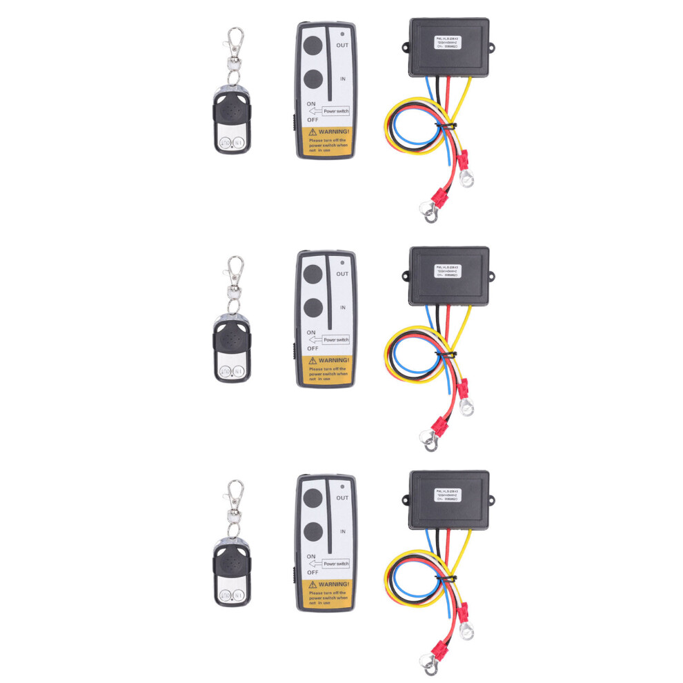 Heavy Duty Long Range Model Universal Fitment For Truck Jeep Suv Wireless Winch Remote Control Kit With Durable High Sensitivity Design Excellent 9138057629552