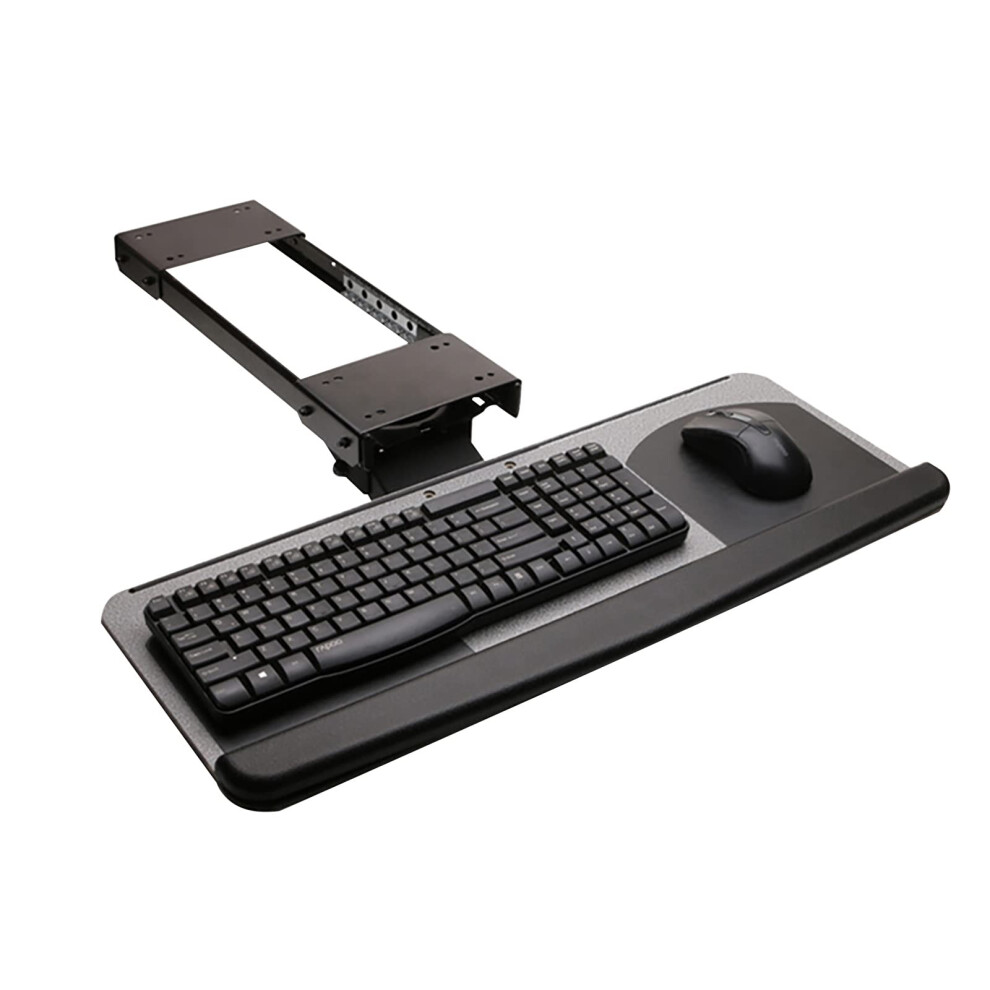 Keyboard Tray, Adjustable Height and Angle, Ergonomic Keyboard Drawer