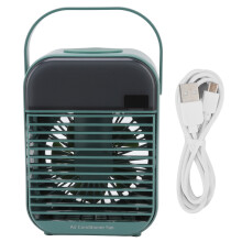 Csendes irodai társ, hordozható USB asztali ventilátor 360 fokban dönthető, újratölthető akkumulátorral működik, alacsony zajszint, 34
