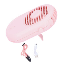 Beépített 1500Mh-s akkumulátor, Többcélú használat, Csendes mini ventilátor 3 állítható sebességgel, Mini USB asztali ventilátorok,