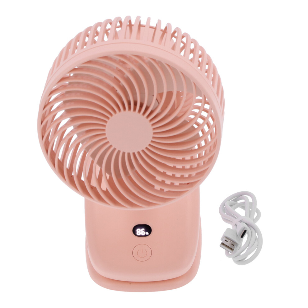 Battery Operated Desk Fans With Flexible Angle Adjustment, Portable Mini Fans For Home Office, Usb Rechargeable Fans, Quiet Personal Fans, Detachable 9468298999320