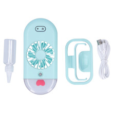 Innovative Portable Neck Fan, Misting Personal Fan Nano Spray Technology, Higher Frequency Intelligent Atomization Chip for On-the-go Refreshment and
