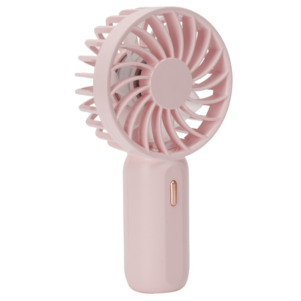 Portable Handheld Fan Usb Rechargeable 500Mah, 11.5X6.1cm Pink 4681378909698